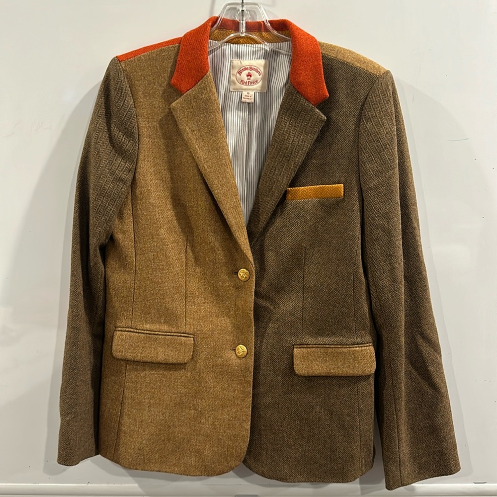 Brooks Brothers Red Fleece Blazer 100% wool size 10